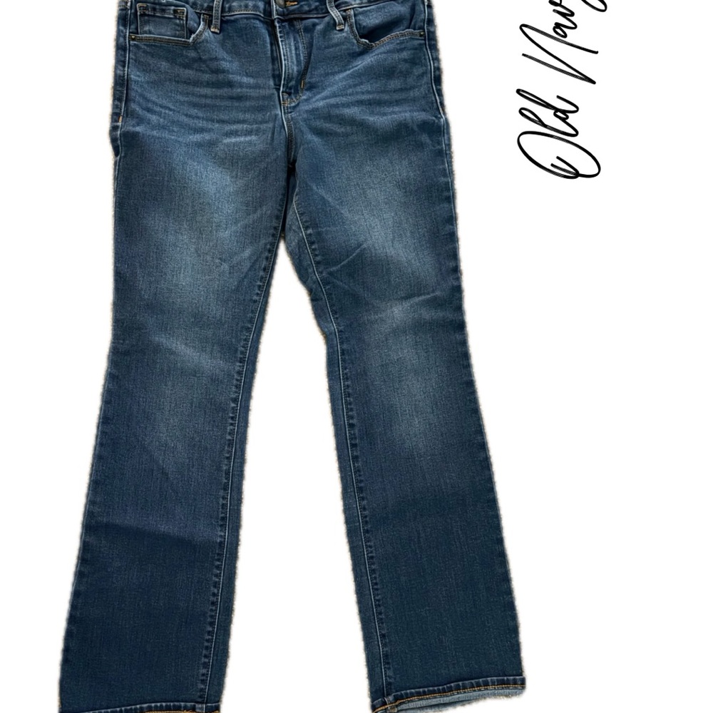 Old Navy Women's Dark Blue Boot Cut Jeans